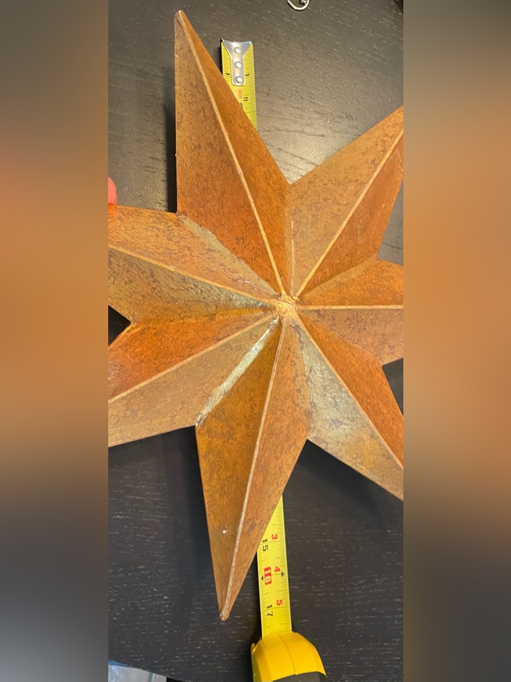 Gold paper star - Picture 7 of 8